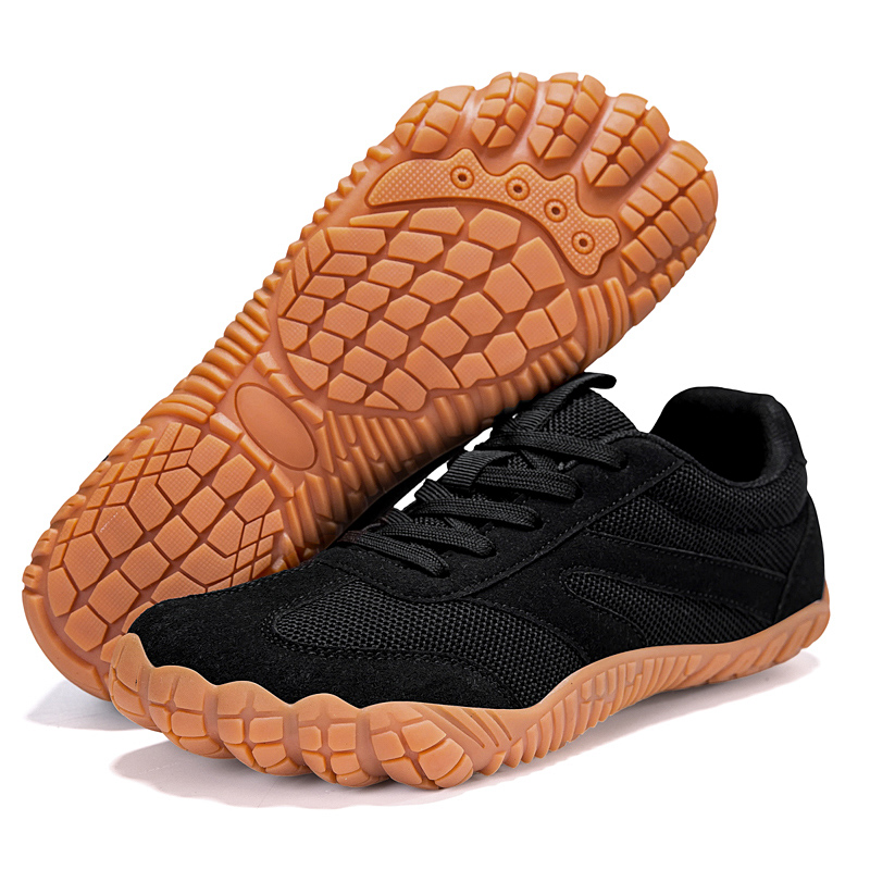 Wide Toe Box Running Sneakers - Tênis Casuais Unissex com Bico Largo