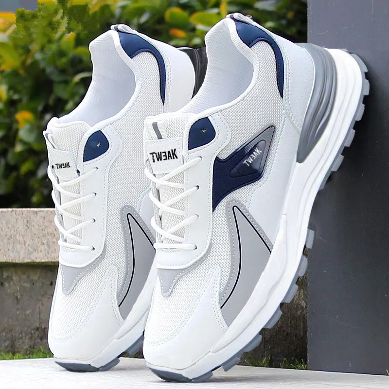 Breathable Mesh Athletic Shoes - Moda masculina sapatos de malha tênis