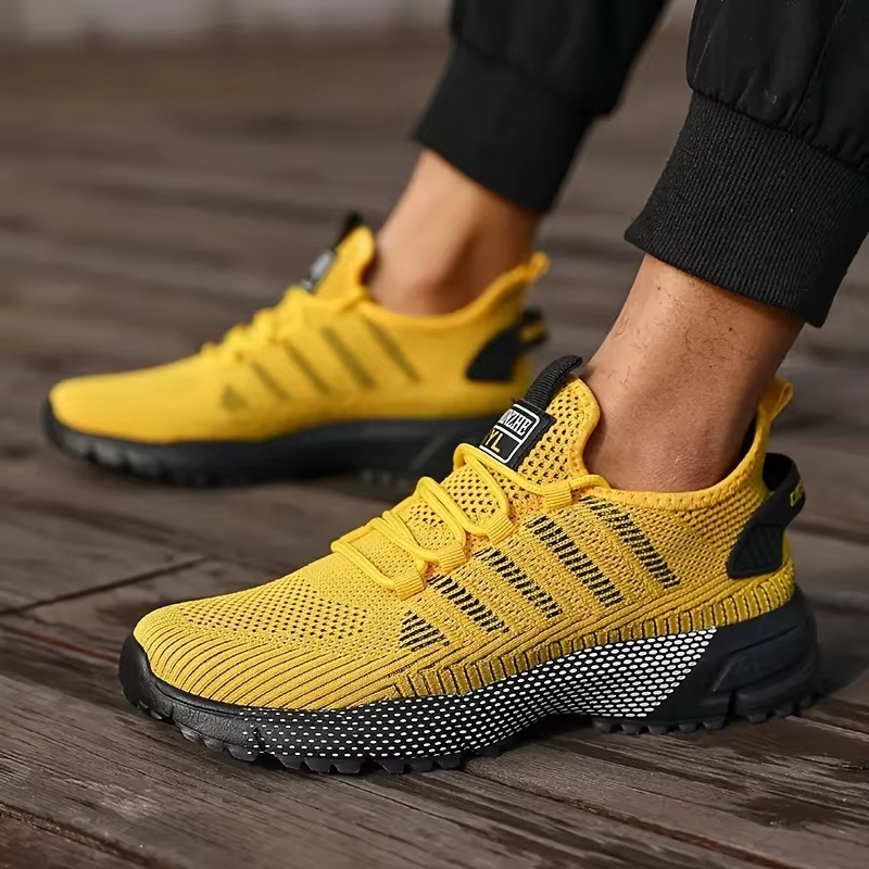 2025 novos homens tênis de cor - Breathable Mesh Athletic Shoes avaliação e preço