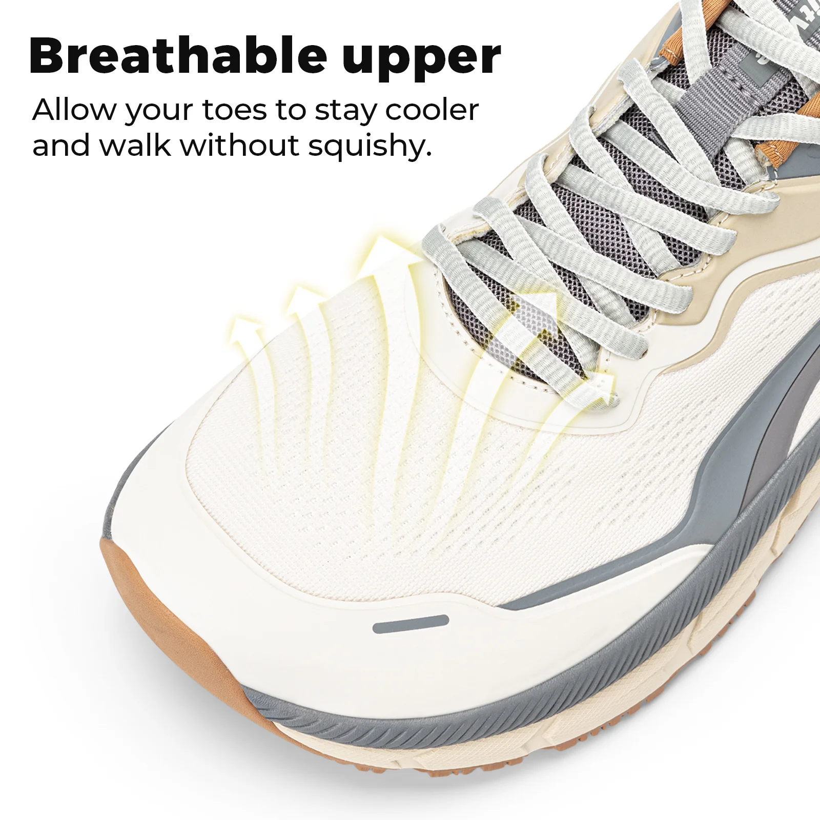 Tênis esportivos masculinos Fi - Wide Toe Box Running Sneakers avaliação e preço