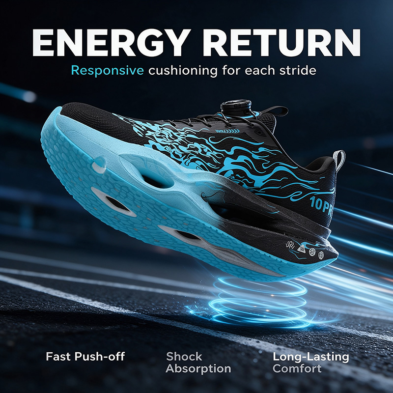Tênis de corrida com placa de  - Carbon Plate Marathon Racing Shoes avaliação e preço